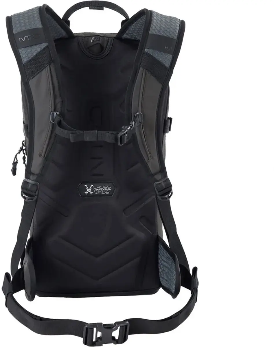 NITRO trekkingrugzak rugzak Rover 14 Backpack Raven donkergrijs