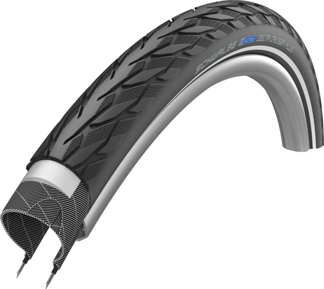 Schwalbe Delta Cruiser Plus 26x2.00 Buitenband - Zwart