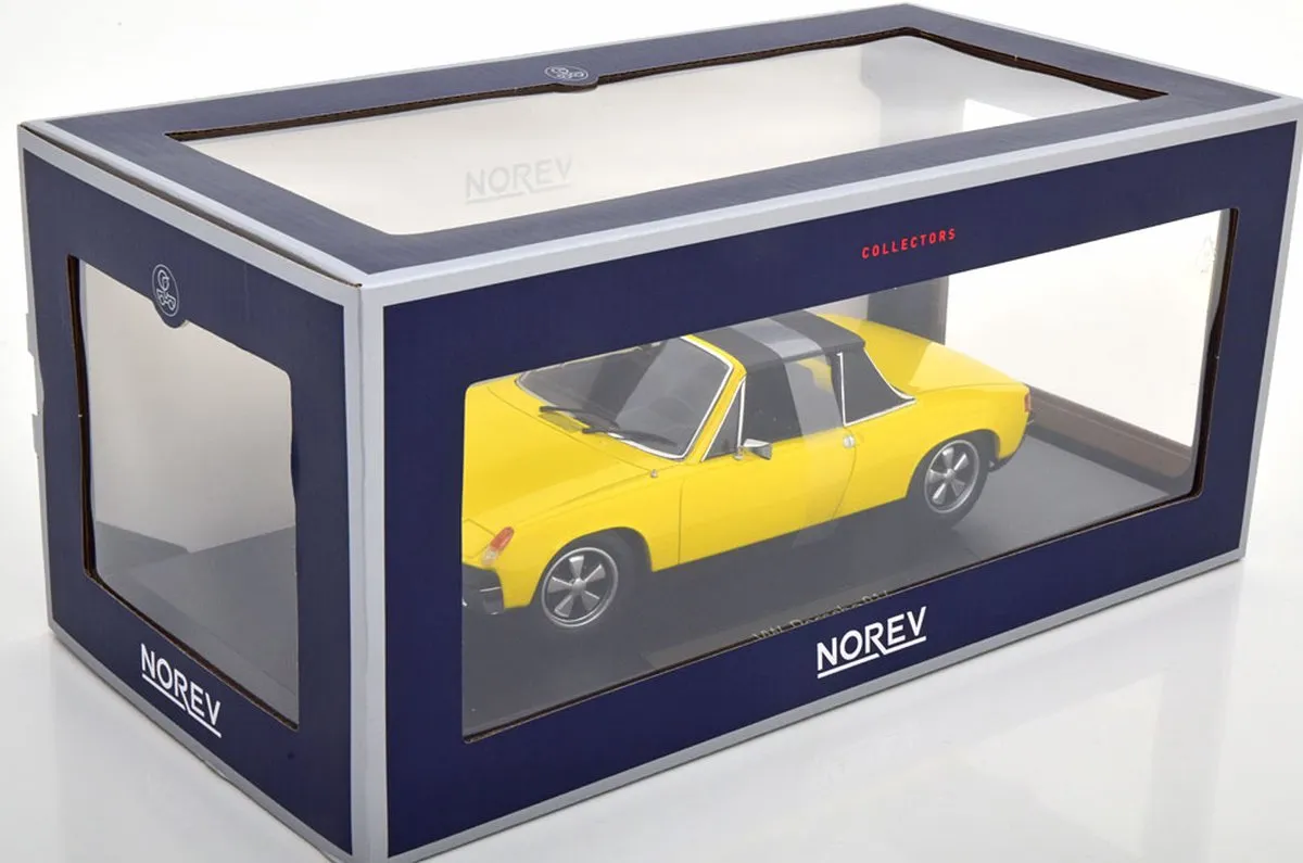Volkswagen Porsche 914/6 1973 Norev - 1:18 - Geel