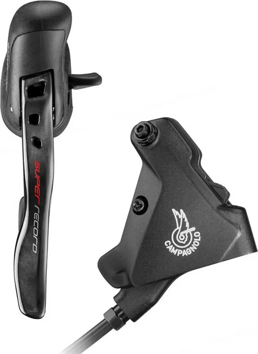 Campagnolo Super Record Hydraulic 160 Mm Achterrem Zilver 12s