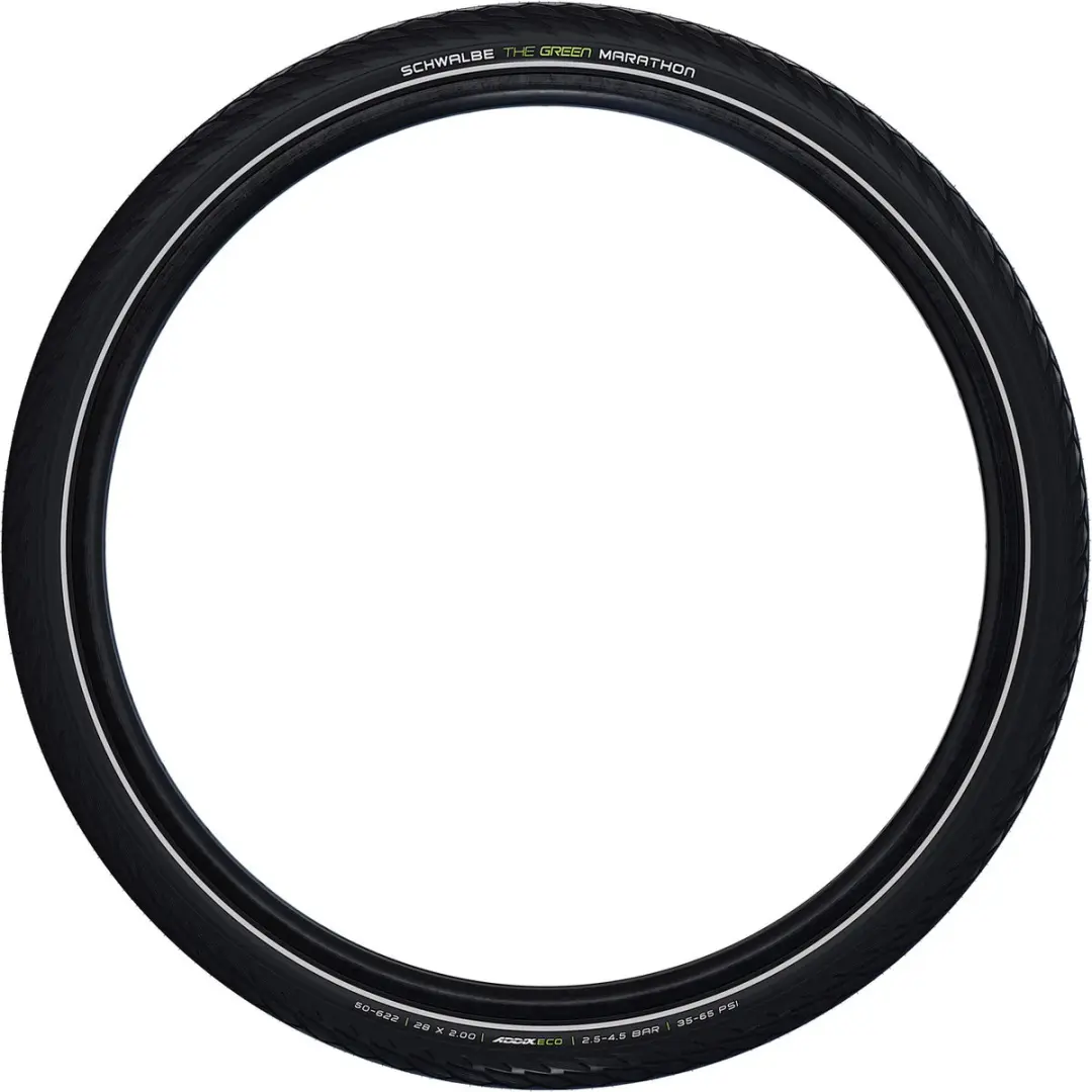 Schwalbe Green Marathon 26x1.75 Buitenband - Zwart met reflectie