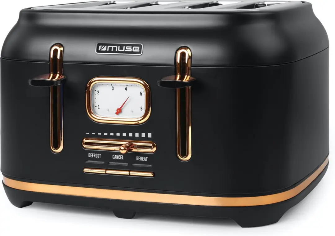 Muse MS-131BC Broodrooster 4 Toasts 1800W