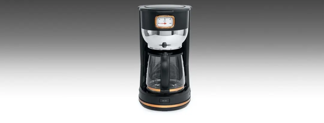 Muse MS-220BC Filterkoffiezetapparaat 1,4L - 10 Kopjes - Zwart/Messing - afbeelding 5 van 6