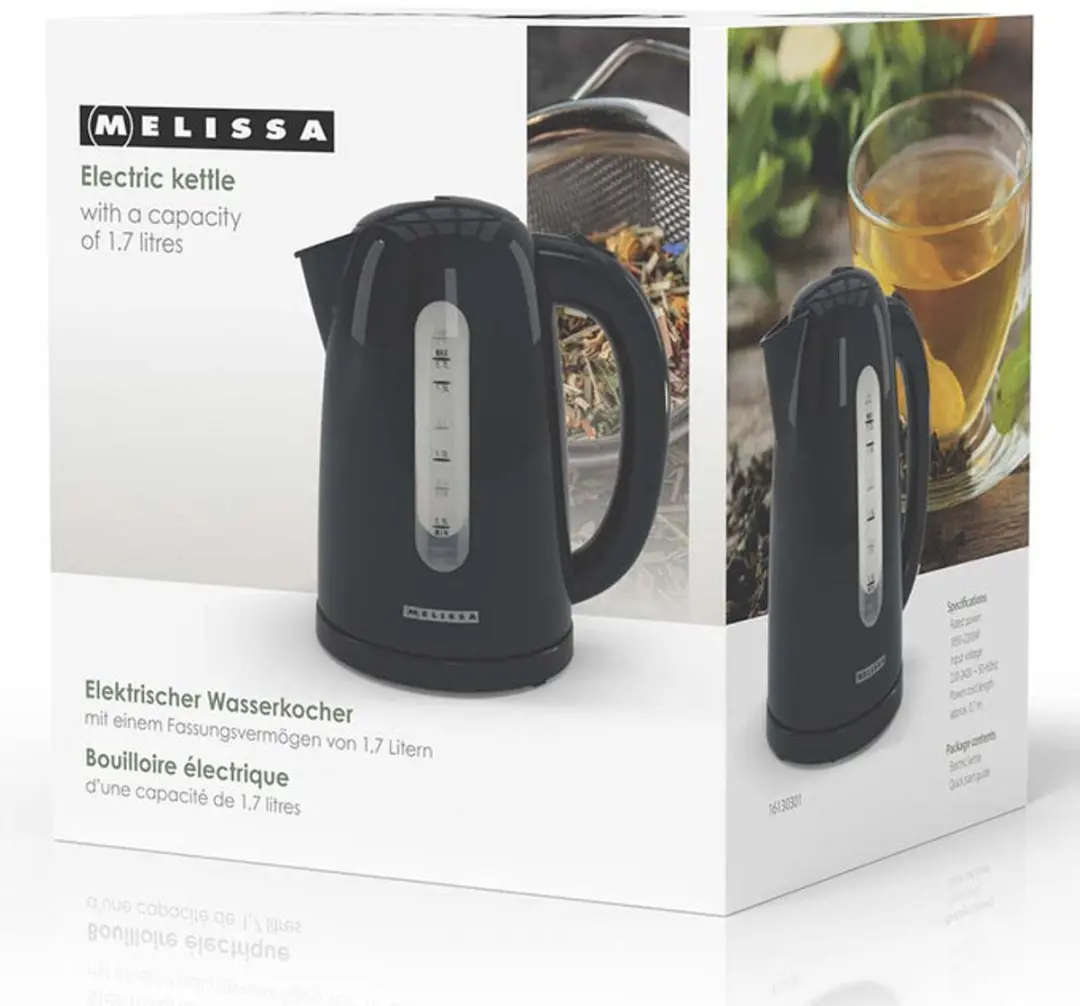 Melissa Waterkoker 16130301 - 1,7L 2025W - Zwart