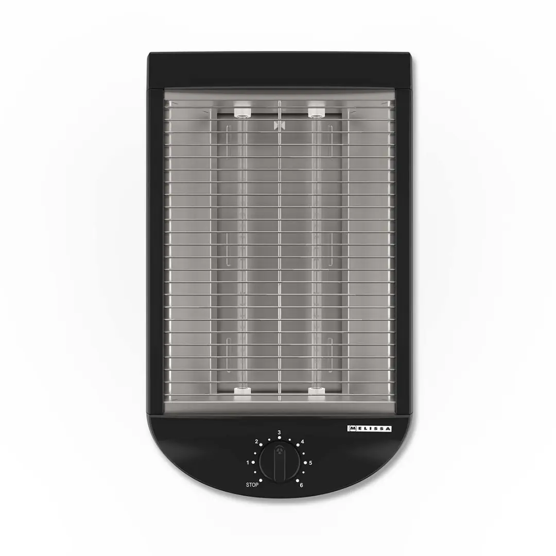 Melissa Plat Broodrooster 600W 4 Stuks - Zwart