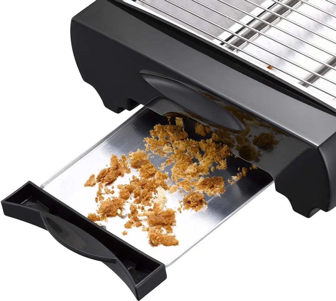 Melissa Plat Broodrooster 600W 4 Stuks - Zwart