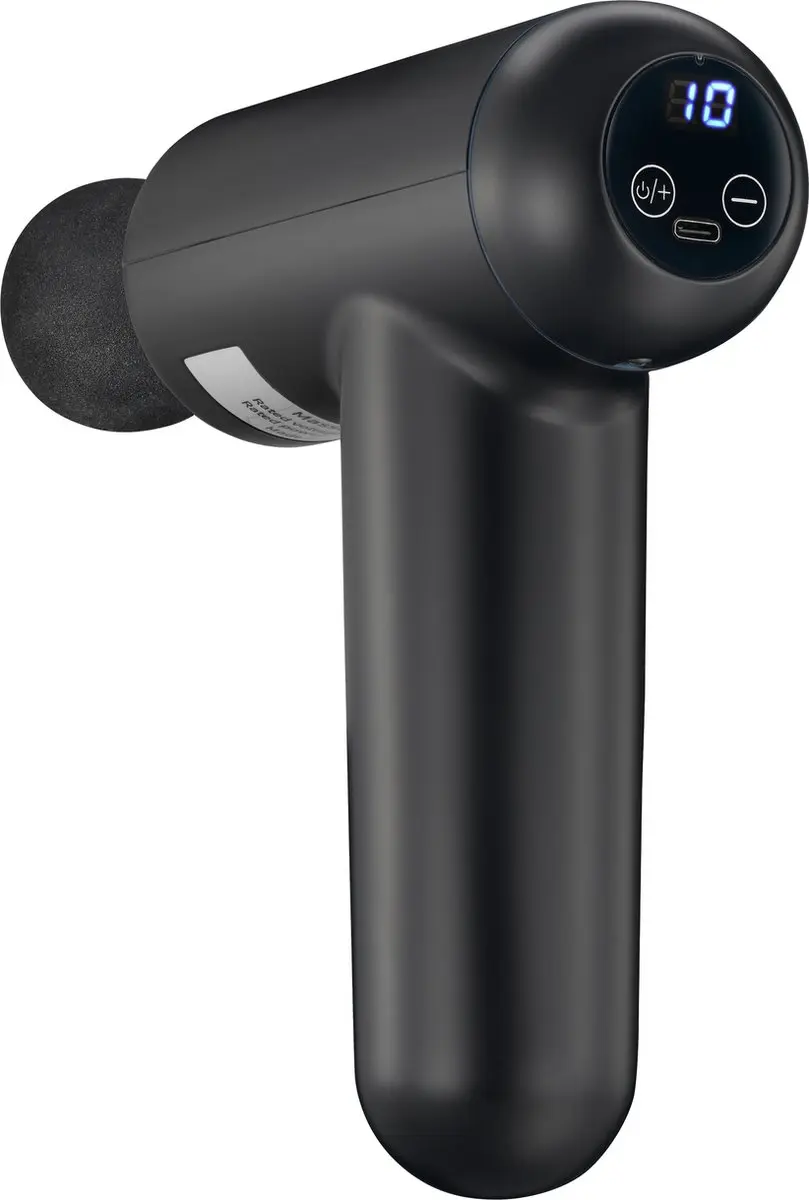 Melissa Massagepistool A005279 - 4 Koppen - Zwart