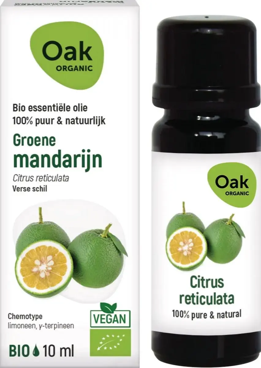 Oak Organic Groene Mandarijn Olie 10ml