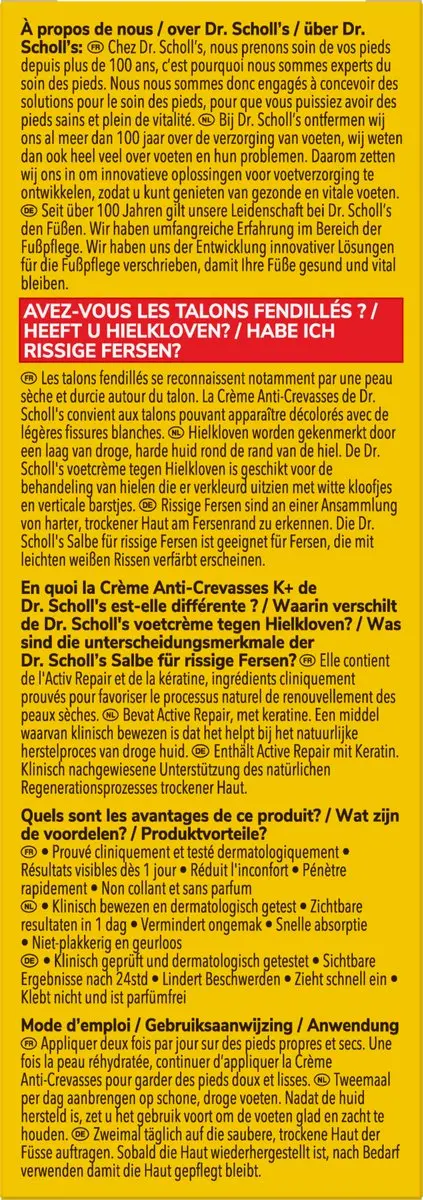Dr. Scholl's Hielkloven Voetencrème 25% Ureum - 60ml
