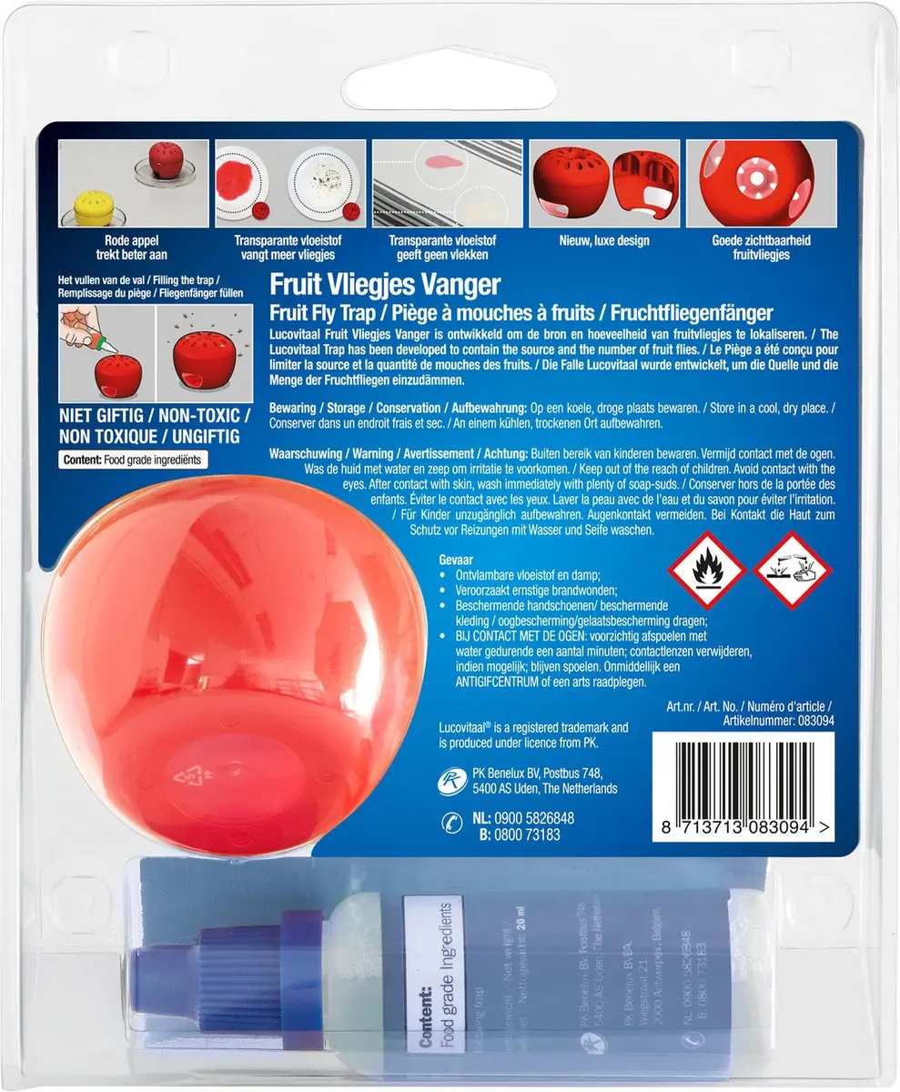 Lucovitaal Fruitvliegjesvanger 20ml - Groen - afbeelding 2 van 2