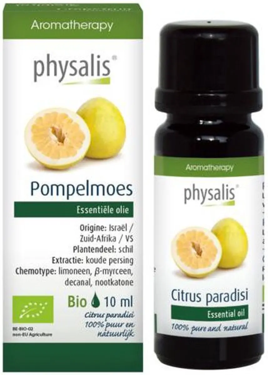 Physalis Bio Pompelmoes Aroma Olie 10ml