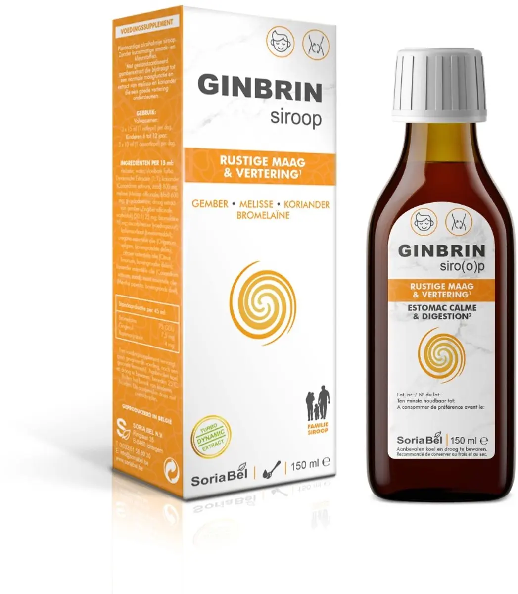 Soria Natural Ginbrin Siroop 150ml