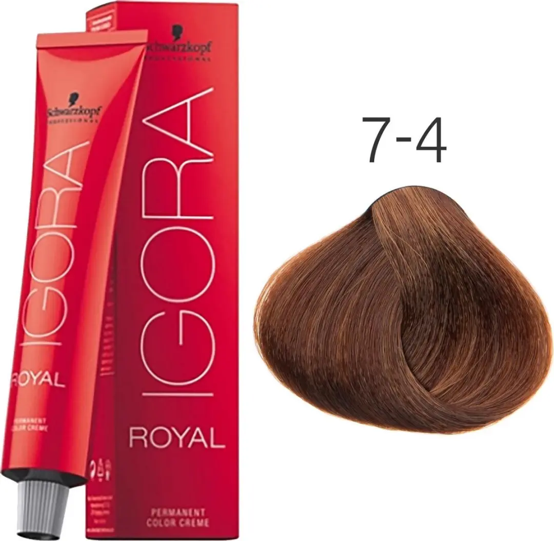 Schwarzkopf Igora Royal 7-4 Kleurspoeling 60ml