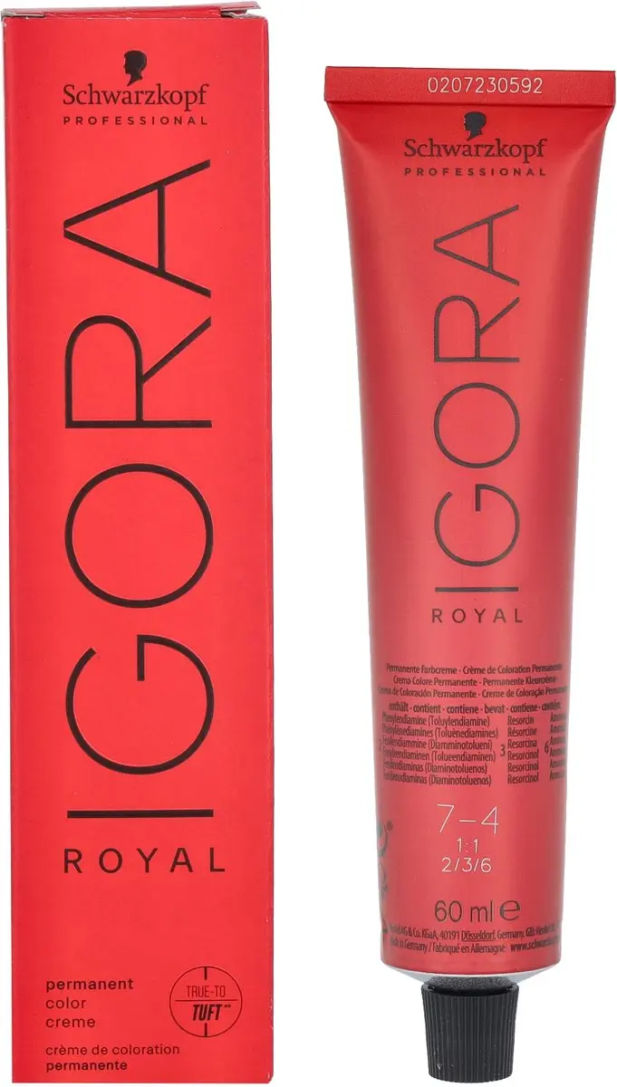 Schwarzkopf Igora Royal 7-4 Kleurspoeling 60ml