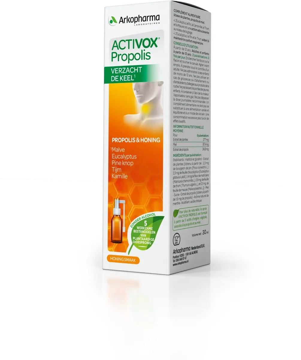 Arkopharma Activox Keelspray Verzachtend 30ml
