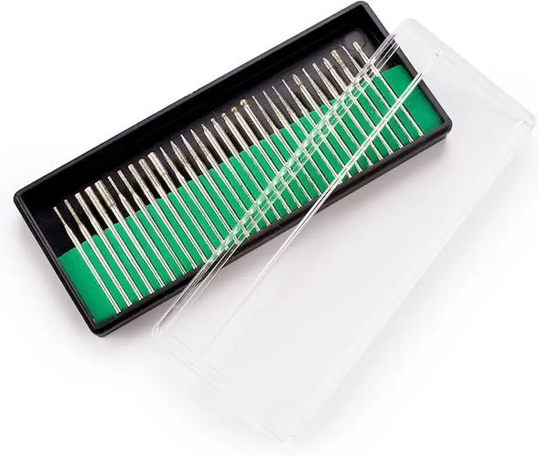 Cosmetics Zone Universele Diamantenslijpers Set van 30 stuks.