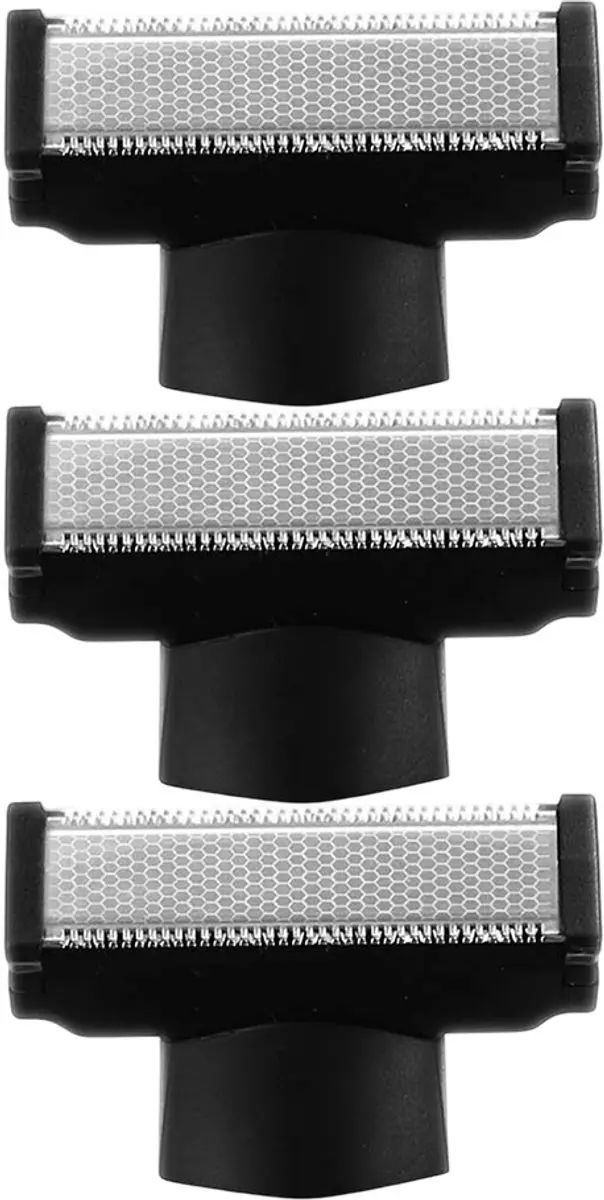 Melissa 16680055 Scheerkoppen Set - 3 Stuks - Zwart - afbeelding 6 van 6