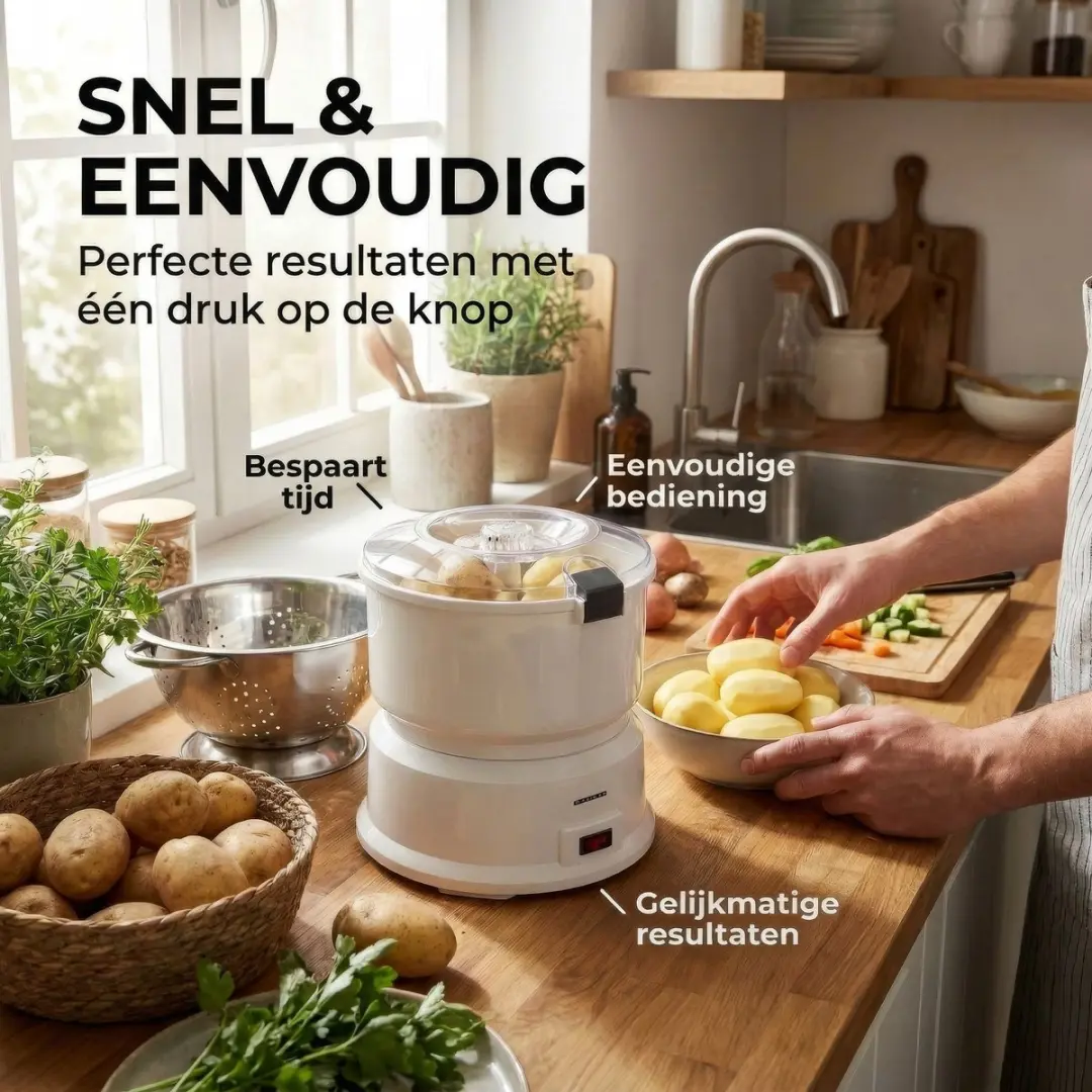 Melissa Elektrische Aardappelschiller 85W - Wit
