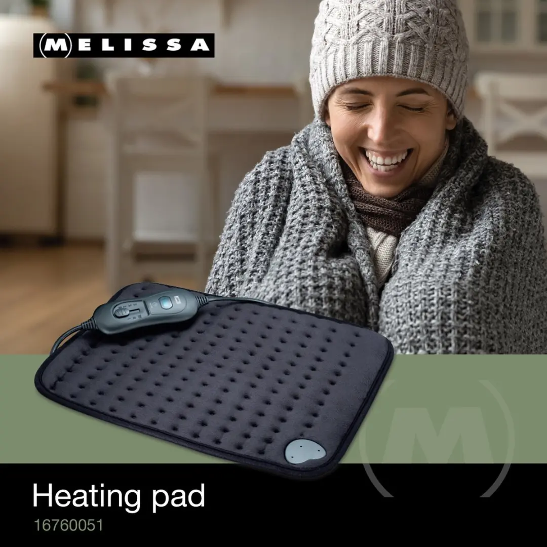 Melissa Warmtekussen 16760051 - 40x30cm - Zwart - afbeelding 4 van 6