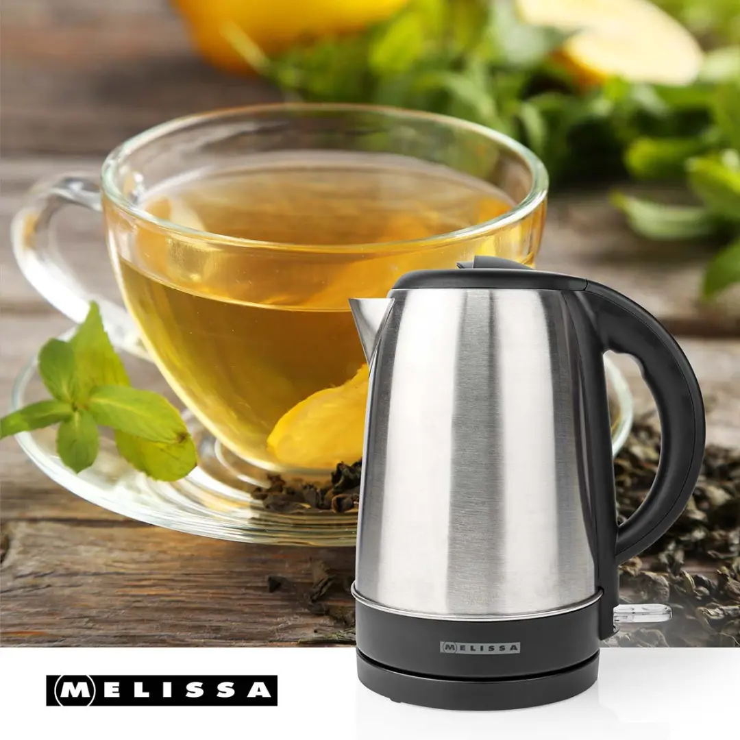 Melissa Waterkoker 16130310 1,7L - 2200W - Zwart-Zilver