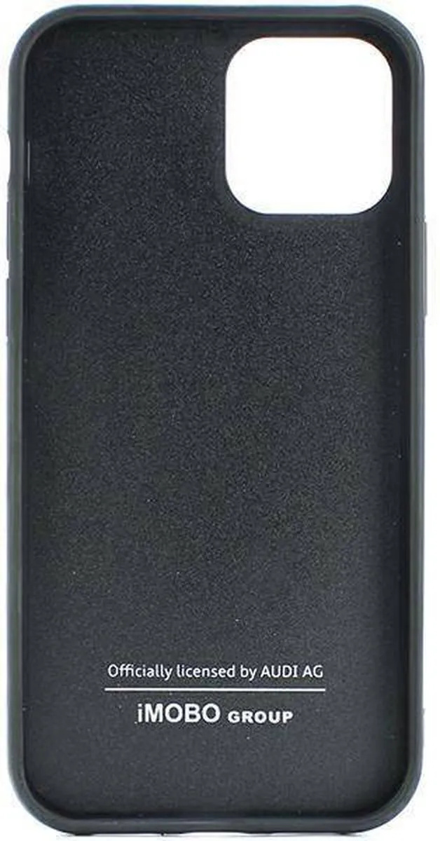 Audi Carbon Fiber Back Case - iPhone 14 - Zwart
