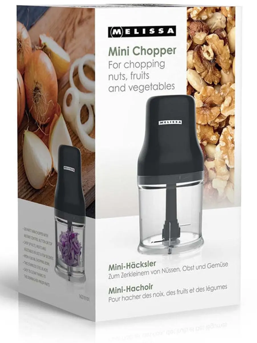 Melissa Mini Hakmolen 200W - 0.5L - Zwart