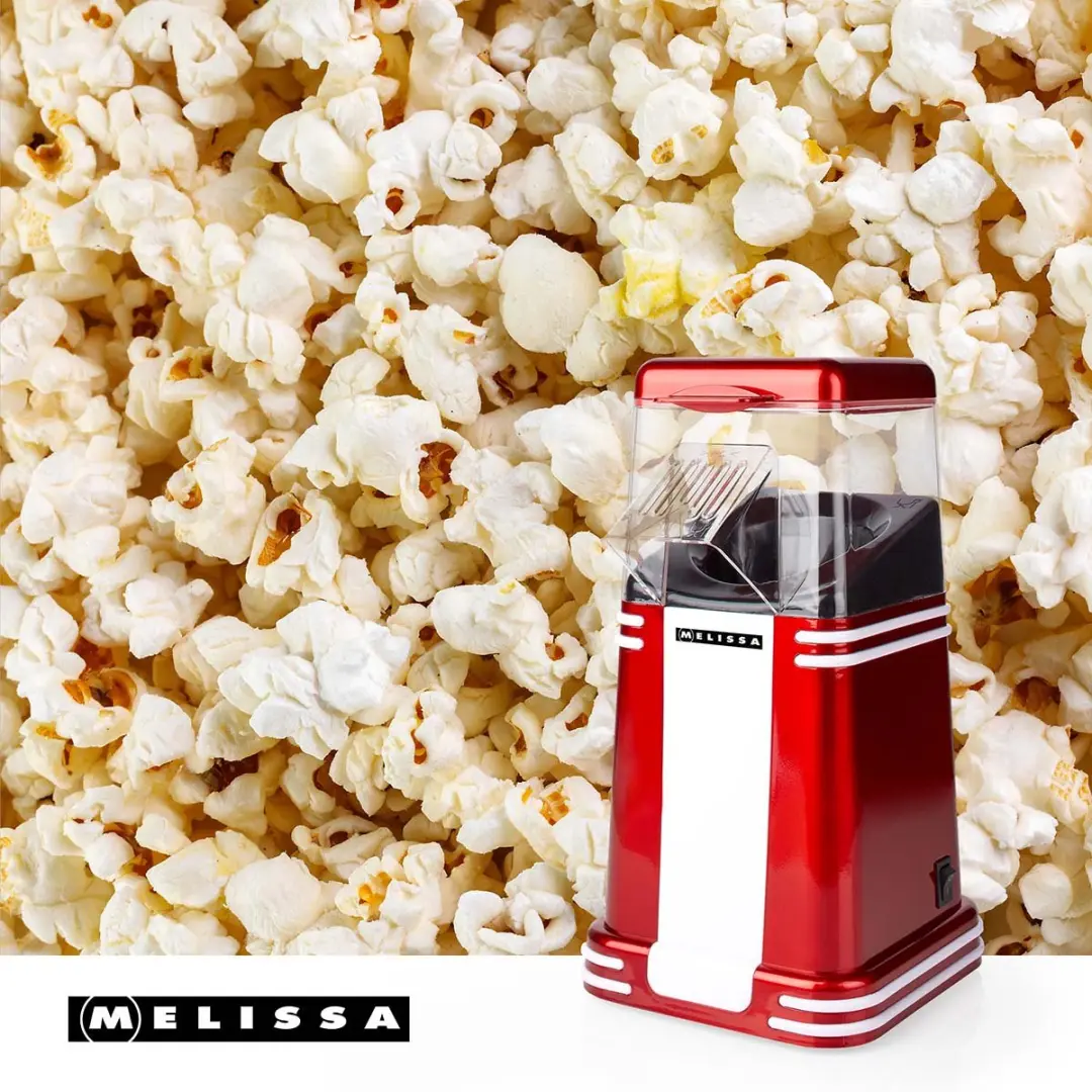 Melissa Popcornmaker 1200W - 16310187 Rood/Wit