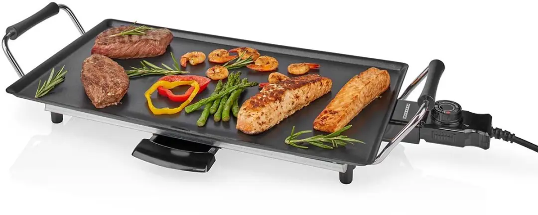 Melissa Teppanyaki Grillplaat 16300029 - 2000W - 47,5x26,5cm - Zwart