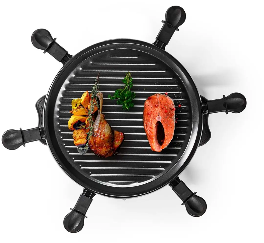 Melissa Raclette 16300032 - 6 Personen 800W - Zwart