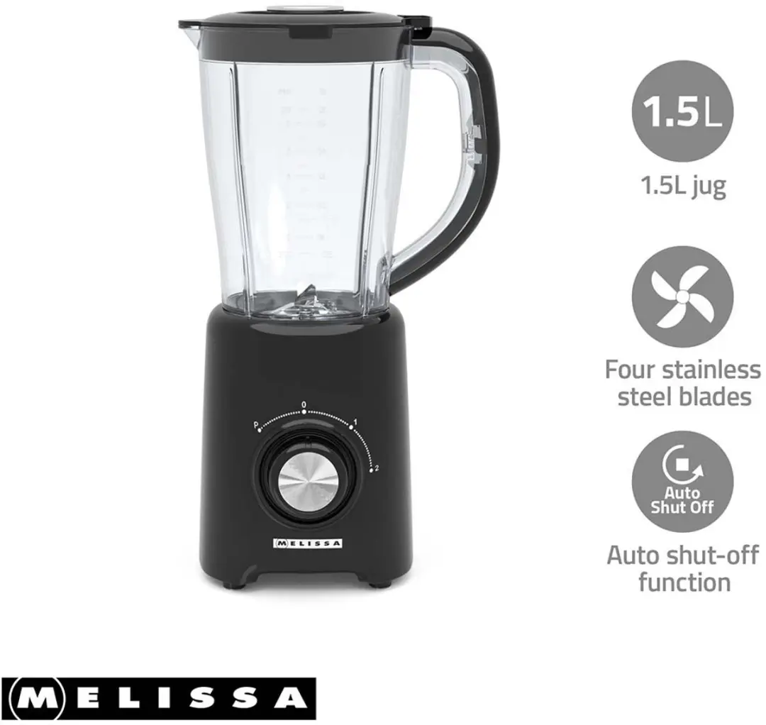 Melissa 16180134 Staande Blender 800W - Zwart