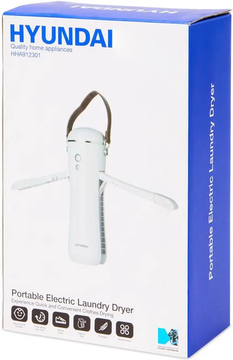 Hyundai HHA912301 Multifunctionele Droger - UV-Reiniging - 100W - Wit