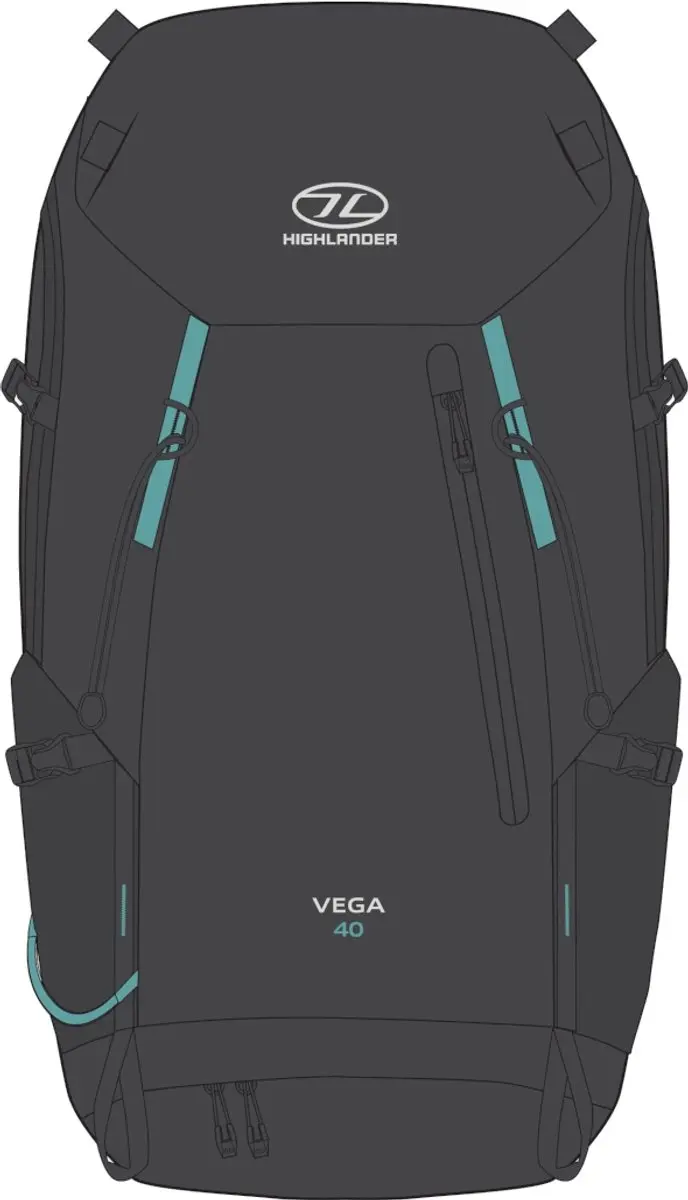 Highlander Vega Rucksack Damesrugzak 40L - Grijs