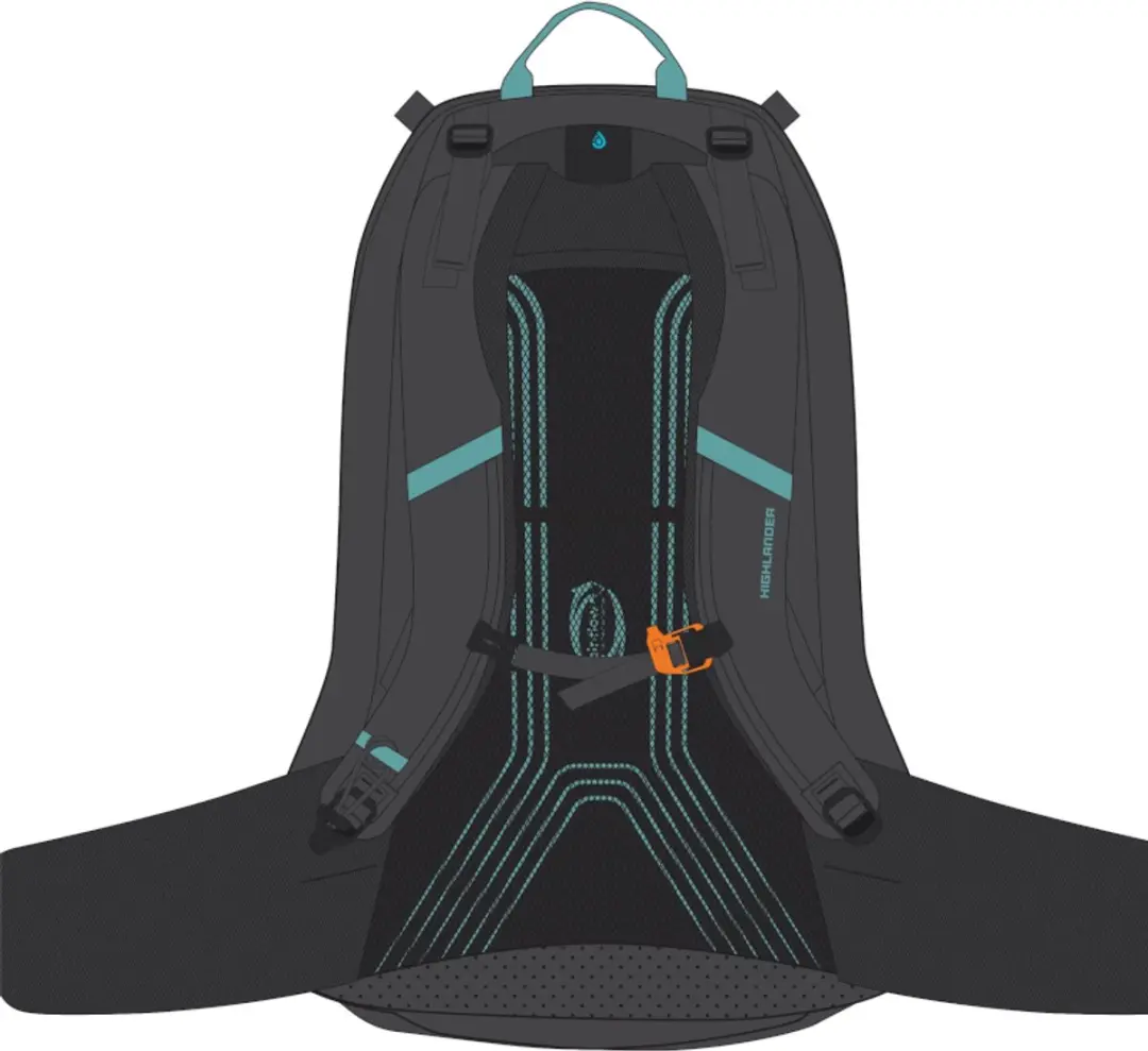 Highlander Vega Rucksack Damesrugzak 40L - Grijs