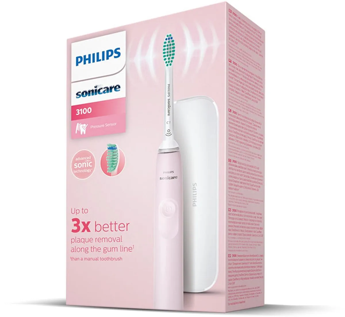 Philips Sonicare Series 3100 HX3673/11 Elektrische Tandenborstel - Roze