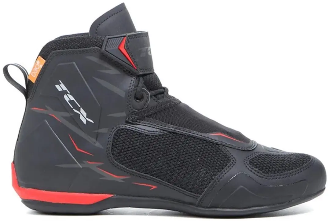 TCX R04D Air Motorschoenen - Zwart/Rood - afbeelding 6 van 6