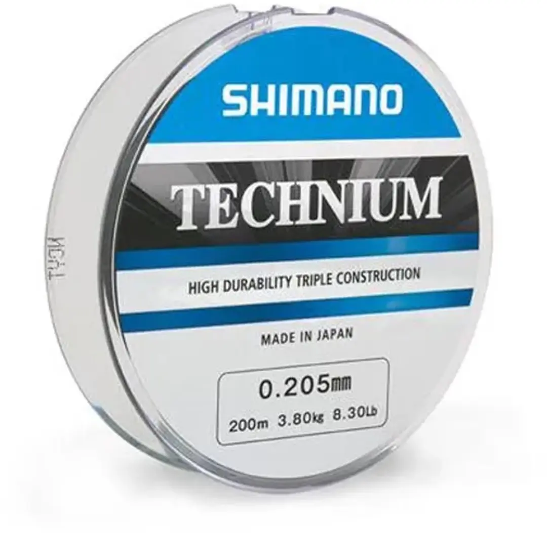Shimano Technium Lijn 200M - 0.165mm - Grijs