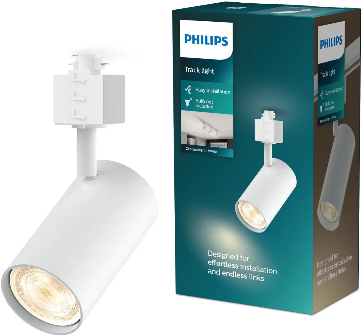 Philips LED EasyLink Zilo Spot GU10 - 5W Wit