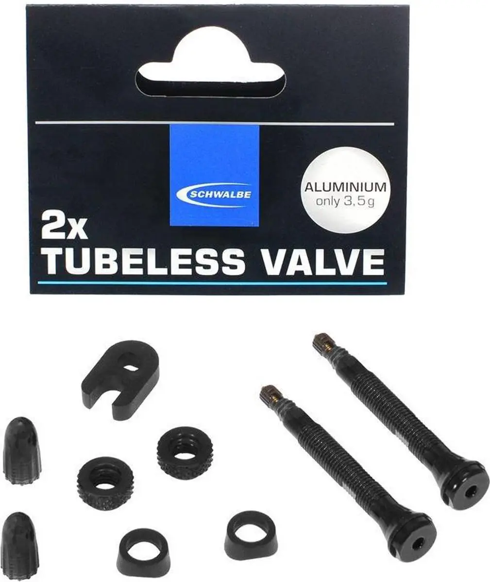 Schwalbe Tubeless Ventiel 80mm - Set van 2