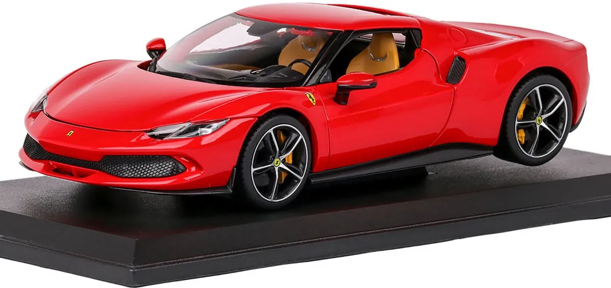 Ferrari 296 GTB 1:18 Modelauto - Geel