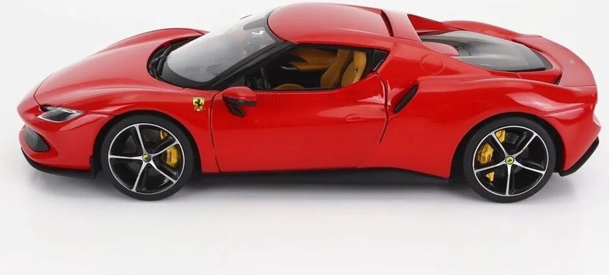 Ferrari 296 GTB 1:18 Modelauto - Geel