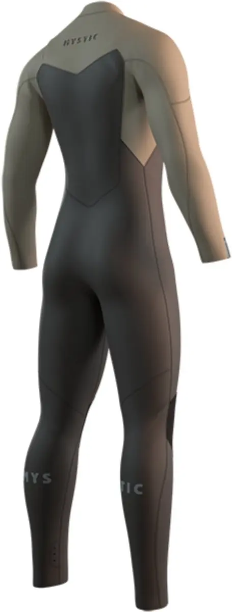 2026 Mystic Heren Motion 4/3mm Borst Ritssluiting Wetsuit