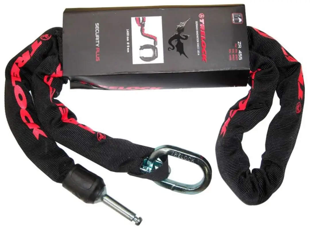 Trelock ZR455 Insteekketting 140cm - Ø8mm - Zwart