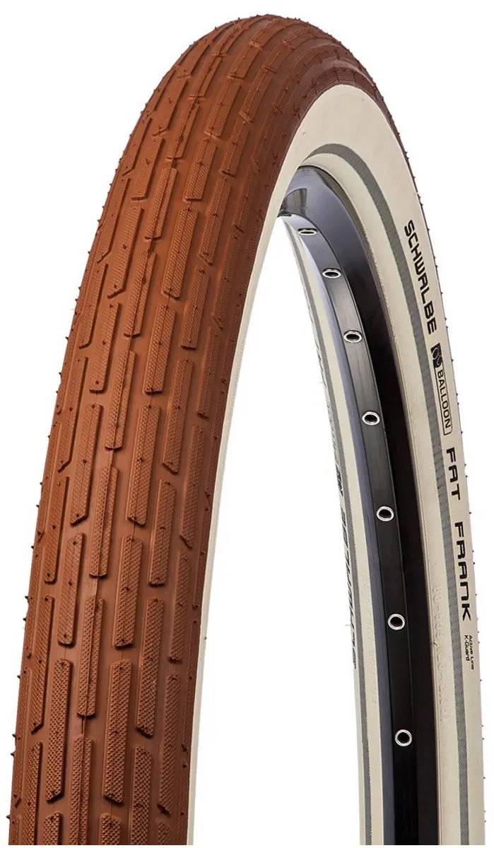 Schwalbe Fat Frank 26x2.35 ETRTO 60-559 - Bruin/Wit