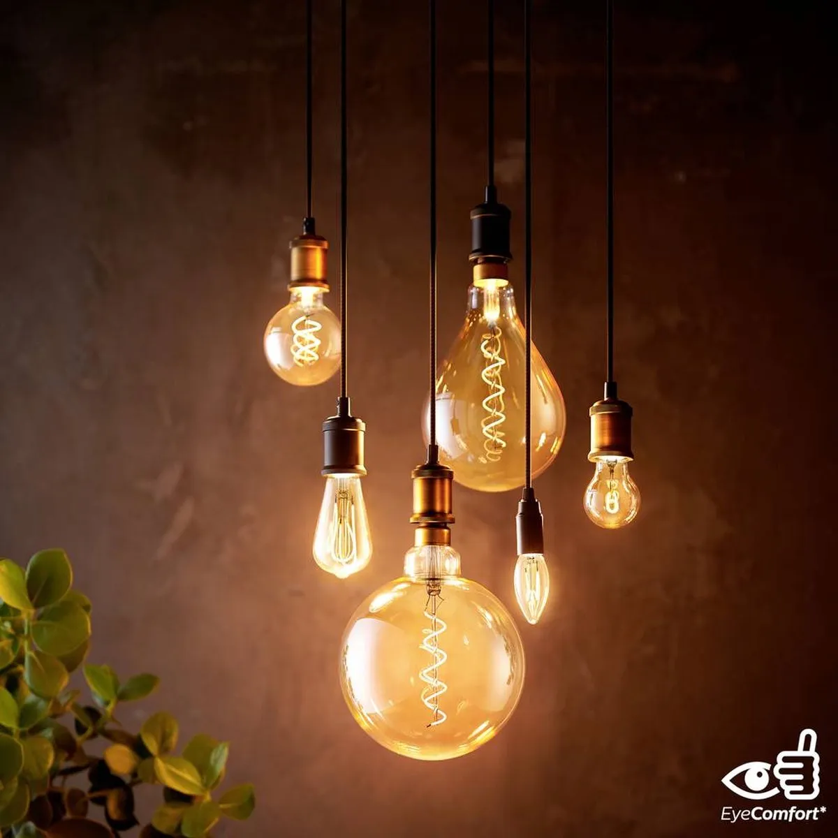 Philips Vintage LED E27 15W Extra Warmwit 1800K - Amber