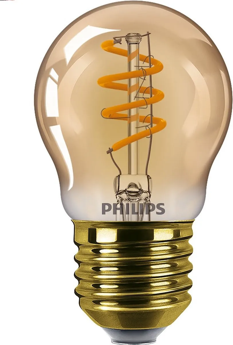 Philips Vintage LED E27 15W Extra Warmwit 1800K - Amber