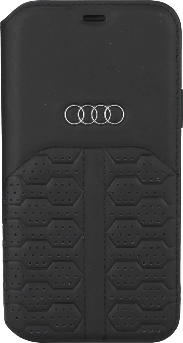 Audi iPhone 12 Mini Hoesje - Zwart - 8719273158647