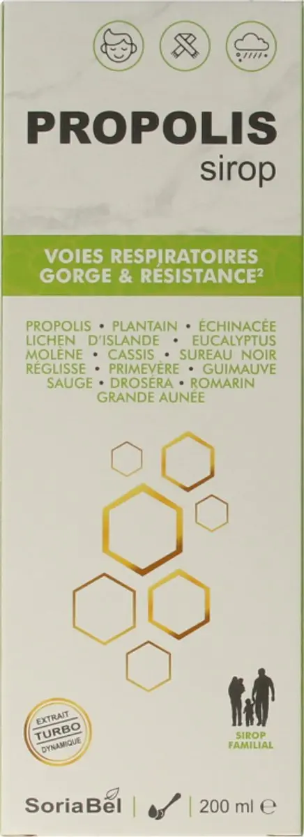 Soria Natural Propolis Hoestsiroop 200ml