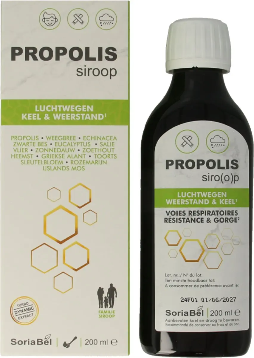 Soria Natural Propolis Hoestsiroop 200ml