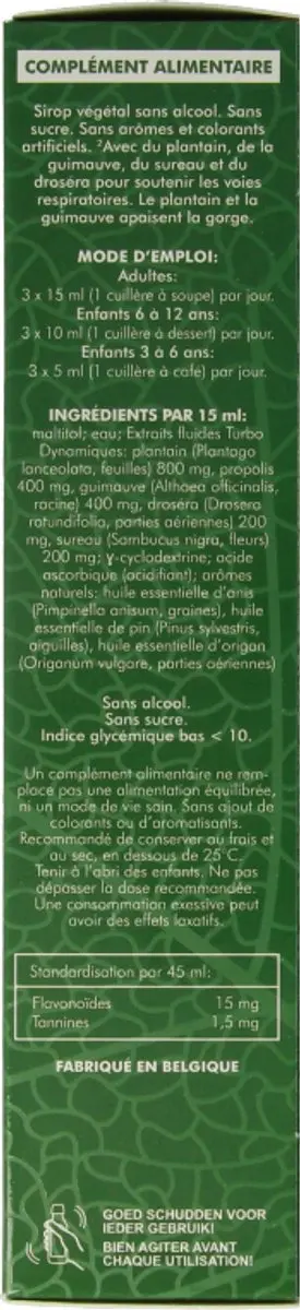Soria Natural Pectolis Siroop 200ml