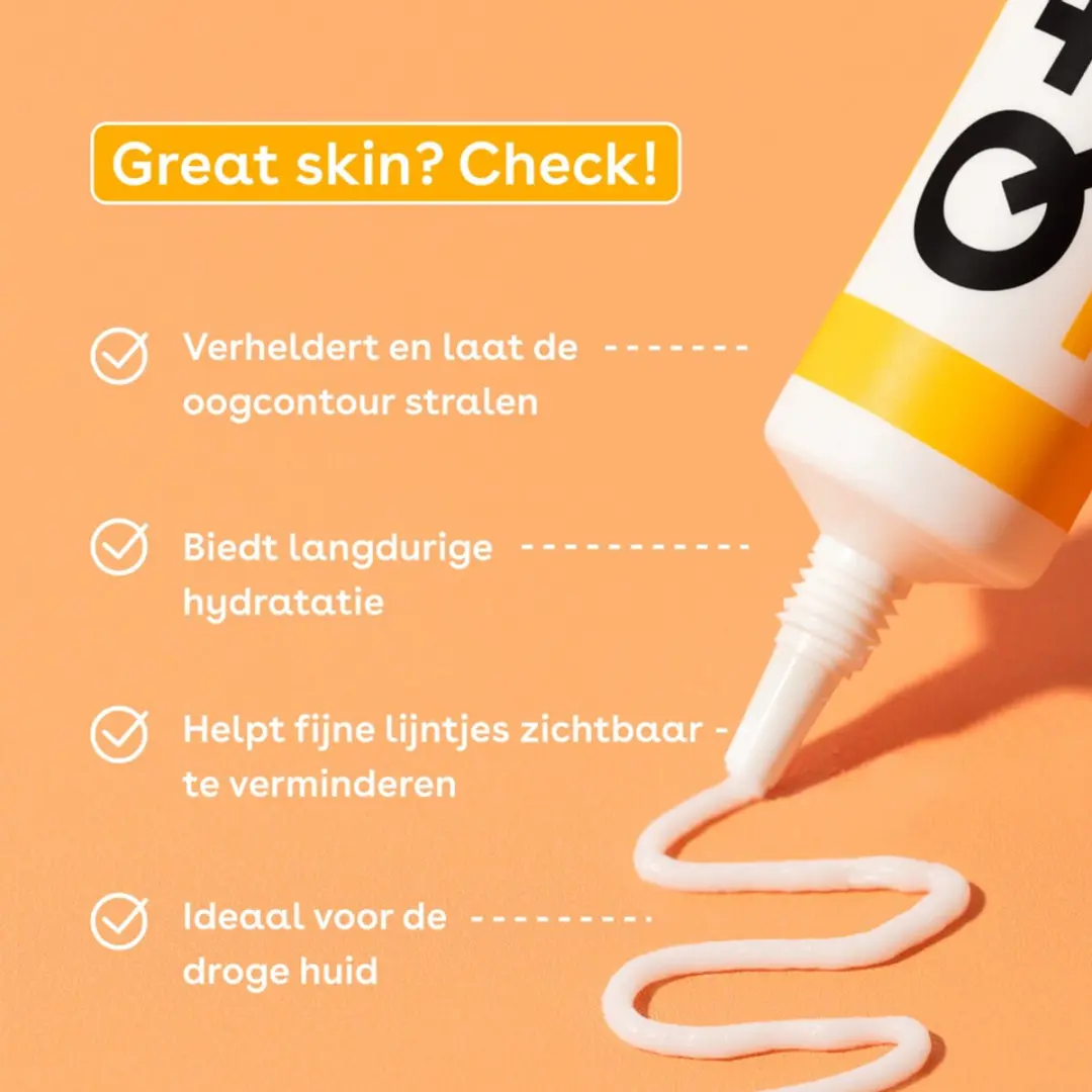 Q+A Vitamin C Oogcrème 15ml